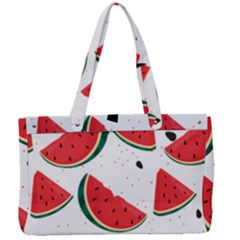 Watermelon Seamless Pattern Canvas Work Bag by Jancukart