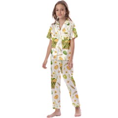 Easter Eggs   Kids  Satin Short Sleeve Pajamas Set by ConteMonfrey