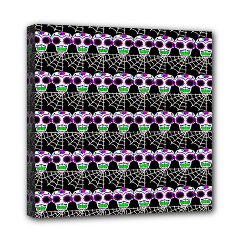 Skullspider Mini Canvas 8  X 8  (stretched) by Sparkle