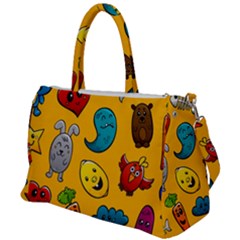 Graffiti Characters Seamless Ornament Duffel Travel Bag by Pakemis