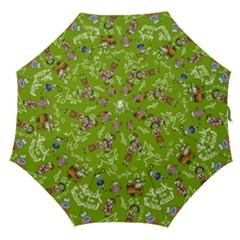 Seamless Pattern With Kids Straight Umbrellas by Pakemis