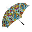 Comic Elements Colorful Seamless Pattern Straight Umbrellas View2