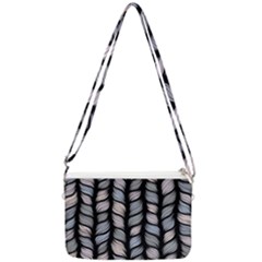 Seamless Pattern With Interweaving Braids Double Gusset Crossbody Bag by Pakemis