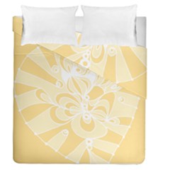 Amber Zendoodle Duvet Cover Double Side (queen Size) by Mazipoodles