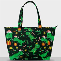 Christmas Funny Pattern Dinosaurs Back Pocket Shoulder Bag  by Uceng