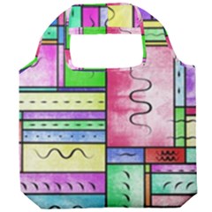 Colorful Pattern Foldable Grocery Recycle Bag by gasi