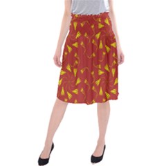 Background Pattern Texture Design Midi Beach Skirt by Ravend