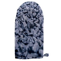 Rocks Stones Gray Gravel Rocky Material  Microwave Oven Glove by artworkshop