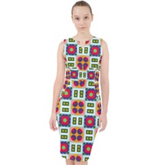 Shapes In Shapes 2                                                                   Midi Bodycon Dress