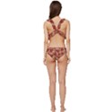 Cookies With Strawberry Jam Motif Pattern Low Cut Ruffle Edge Bikini Set View4