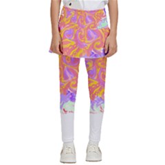 Abstract T- Shirt Circle Beauty In Abstract T- Shirt Kids  Skirted Pants