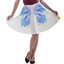 Butterfly Art T- Shirtbutterfly T- Shirt (7) A-line Skater Skirt View1