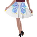 Butterfly Art T- Shirtbutterfly T- Shirt (7) A-line Skater Skirt View2