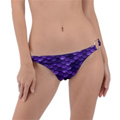 Purple Scales! Ring Detail Bikini Bottom by fructosebat