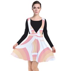 Rainbow T- Shirtrainbow Bright T- Shirt Plunge Pinafore Dress by maxcute