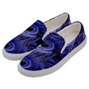 Purple Peacock Feather Men s Canvas Slip Ons View2