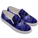 Purple Peacock Feather Men s Canvas Slip Ons View3