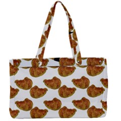 Biscuits Photo Motif Pattern Canvas Work Bag by dflcprintsclothing