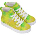 Colorful Multicolored Maximalist Abstract Design Kids  Hi-Top Skate Sneakers View3