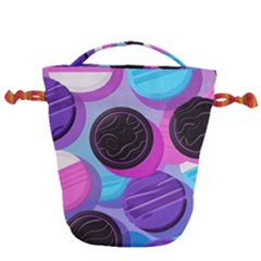 Cookies Chocolate Cookies Sweets Snacks Baked Goods Drawstring Bucket Bag by Ravend