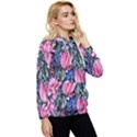 Tropical Paradise Women s Lightweight Drawstring Hoodie View3