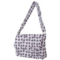 Happy Hound Funny Cute Gog Pattern Full Print Messenger Bag (M) View1