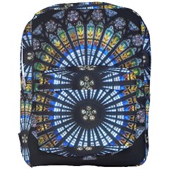 Mandala Floral Wallpaper Rose Window Strasbourg Cathedral France Full Print Backpack