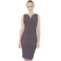 Ash Grey	 - 	midi Bodycon Dress