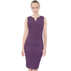 Japanese Violet Purple	 - 	midi Bodycon Dress