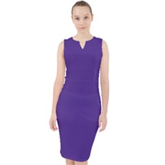 Spanish Violet Purple	 - 	midi Bodycon Dress