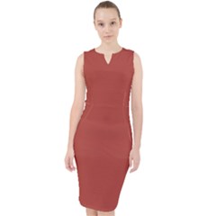 Medium Carmine	 - 	midi Bodycon Dress