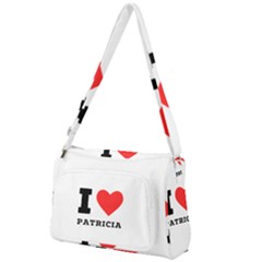 I Love Patricia Front Pocket Crossbody Bag by ilovewhateva