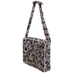 Mystic Geometry Abstract Print Cross Body Office Bag by dflcprintsclothing