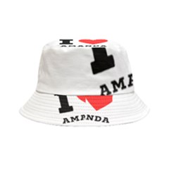 I Love Amanda Inside Out Bucket Hat by ilovewhateva