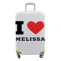 I Love Melissa Luggage Cover (small) by ilovewhateva