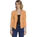 Rajah Orange	 - 	Casual 3/4 Sleeve Spring Jacket View1