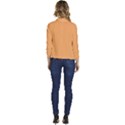 Rajah Orange	 - 	Casual 3/4 Sleeve Spring Jacket View4