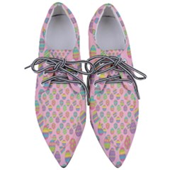 Egg Easter Eggs Pastel Digital Art Pointed Oxford Shoes by Semog4