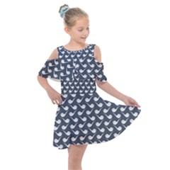 Pattern 279 Kids  Shoulder Cutout Chiffon Dress