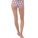 Cute Whale Illustration Pattern Ring Detail Bikini Bottoms View2