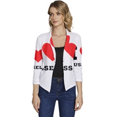 I Love Russell Women s Casual 3/4 Sleeve Spring Jacket