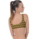 Burger Snadwich Food Tile Pattern Ring Detail Bikini Top View2