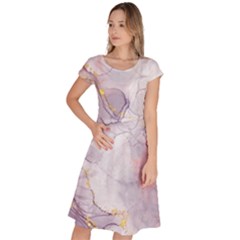 Liquid Marble Classic Short Sleeve Dress