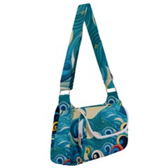 Waves Ocean Sea Abstract Whimsical (2) Multipack Bag