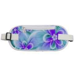 Abstract Flowers Flower Abstract Rounded Waist Pouch