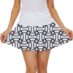 Ellipse-pattern-ellipse-dot-pattern Women s Skort