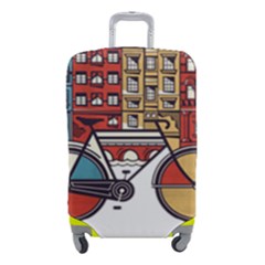 Amsterdam Graphic Design Poster Illustration Luggage Cover (small) by Salman4z