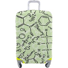 Multicolored Chemical Bond Illustration Chemistry Formula Science Luggage Cover (large) by Salman4z