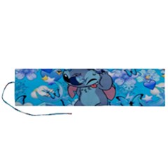 Blue Stitch Aesthetic Roll Up Canvas Pencil Holder (l) by Salman4z