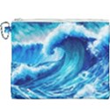 Tsunami Tidal Wave Ocean Waves Sea Nature Water 3 Canvas Cosmetic Bag (XXXL) View1